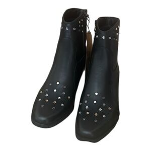 Synclair Women Frye And Co. Black Cowboy Boots Size 8M No box